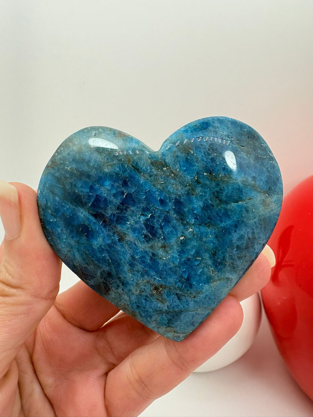 Corazón de apatito azul