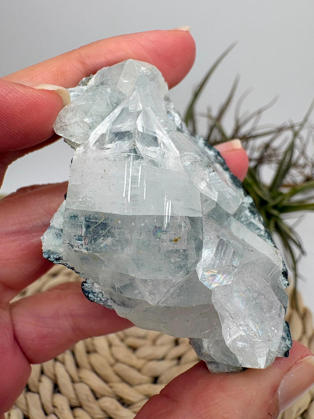 Apofilita natural de la India