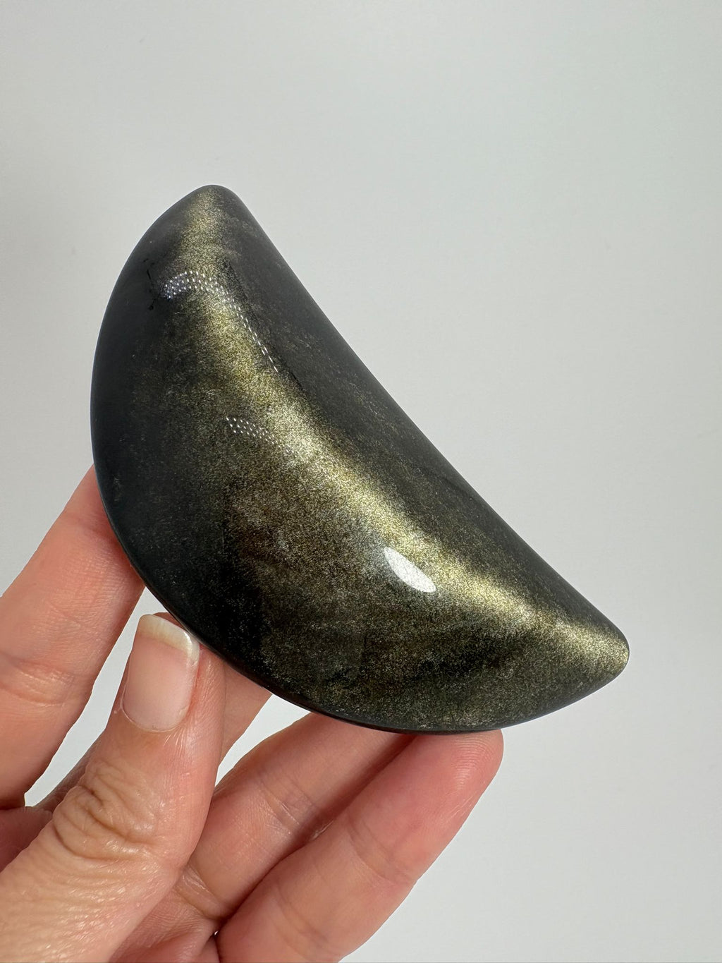 Obsidiana dorada pulida