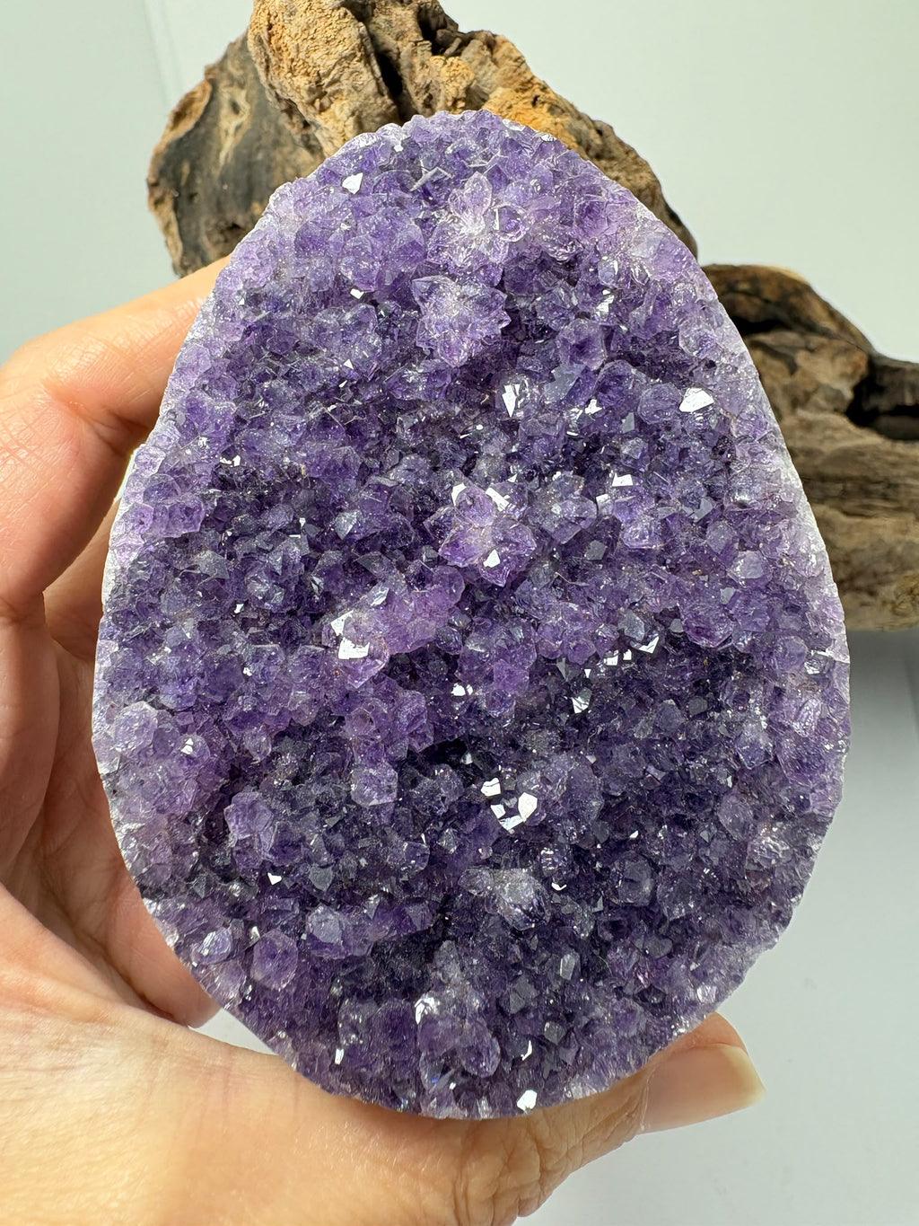 Drusa de amatista natural - cristales violetas brillantes - foto 6