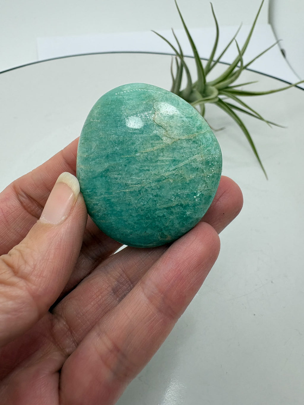 Palmstone de amazonita natural pulida - foto 5