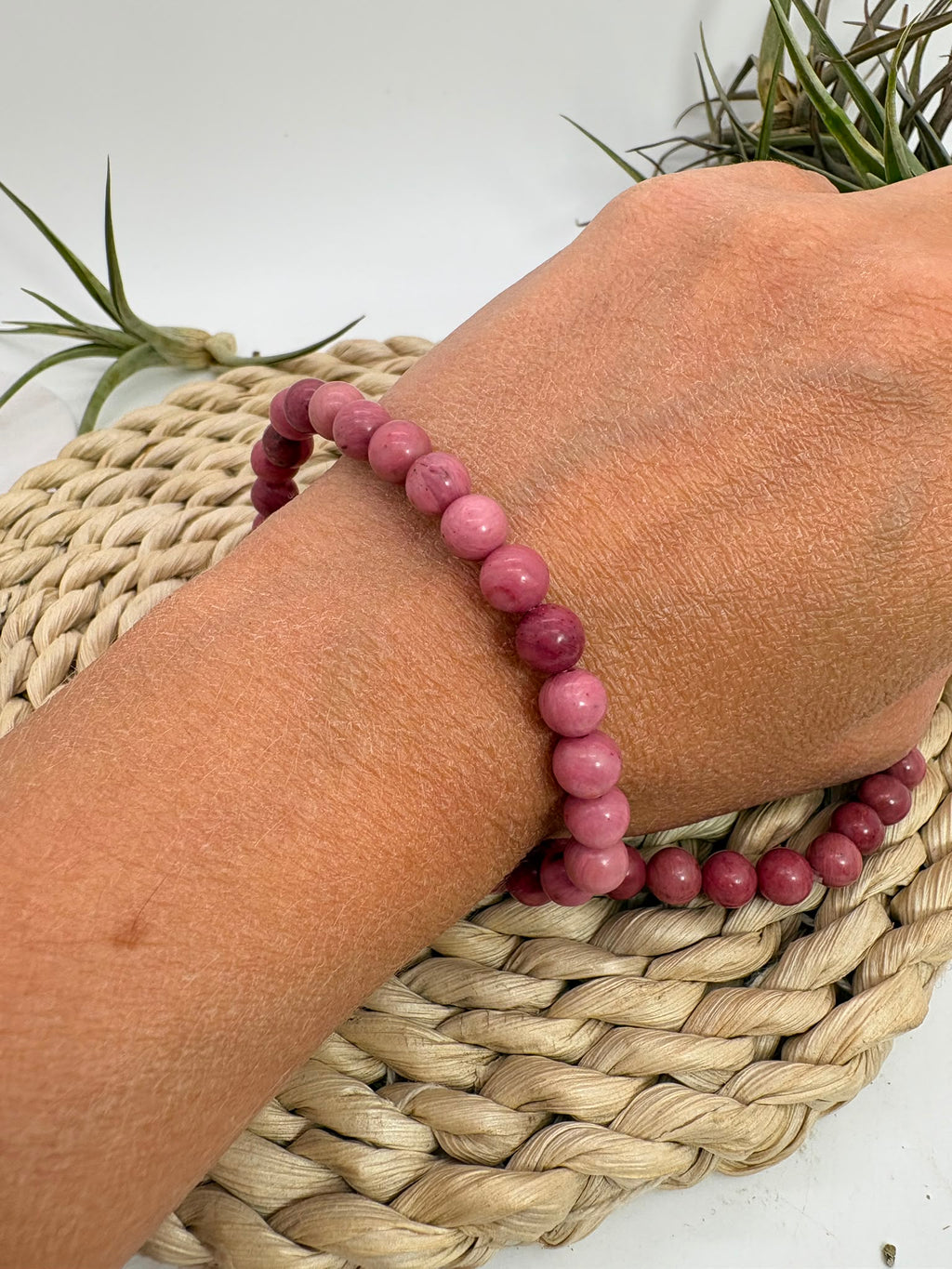 Pulsera de rodonita 6mm