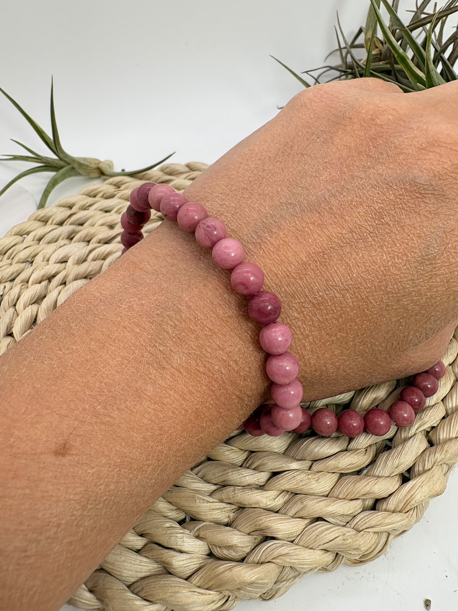 Pulsera de rodonita 6mm