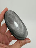 Palmstone obsidiana plateada