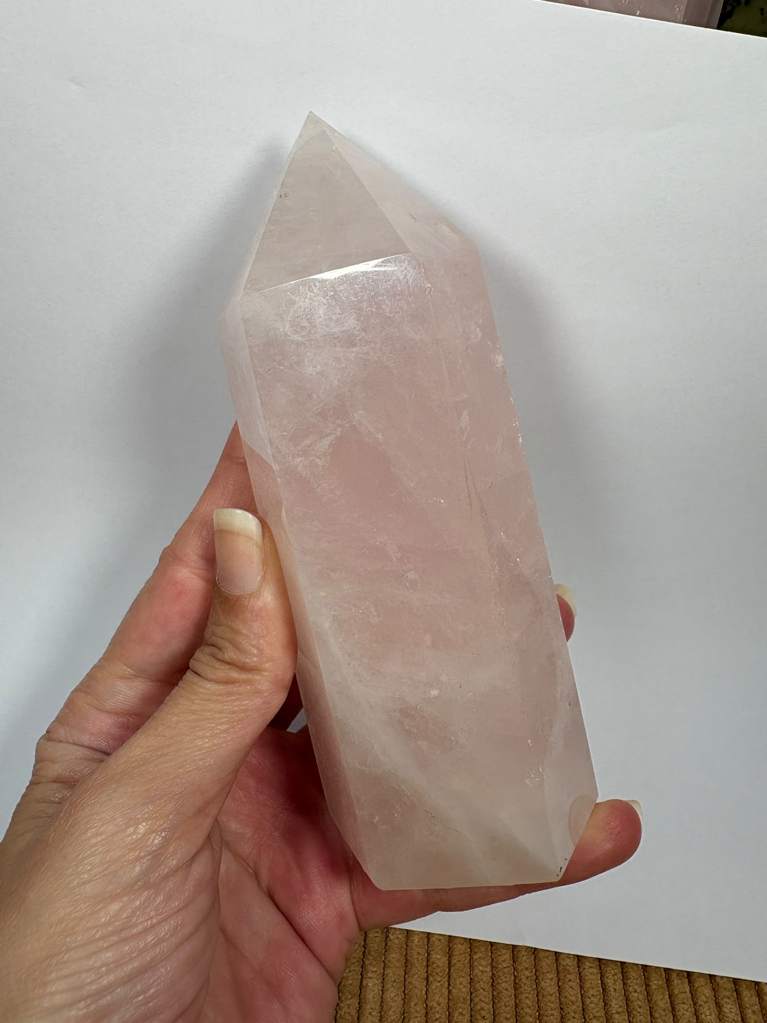 Generador de Cuarzo Rosa Natural