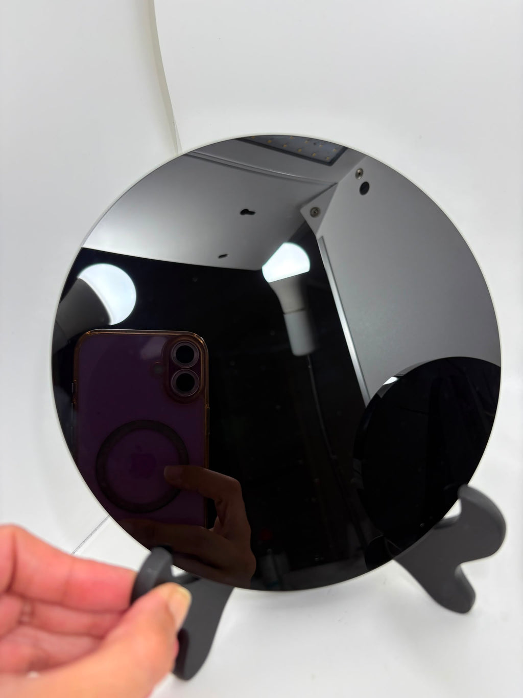 Espejo de obsidiana negra de México gran calidad