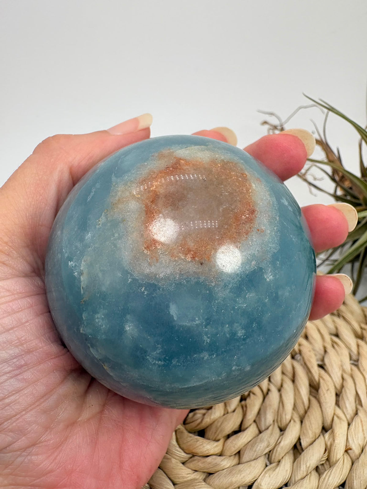 Esfera de ónix azul
