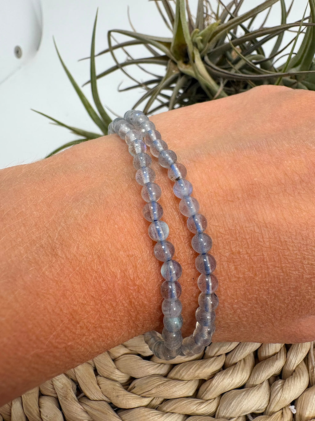 Pulsera de labradorita 4mm