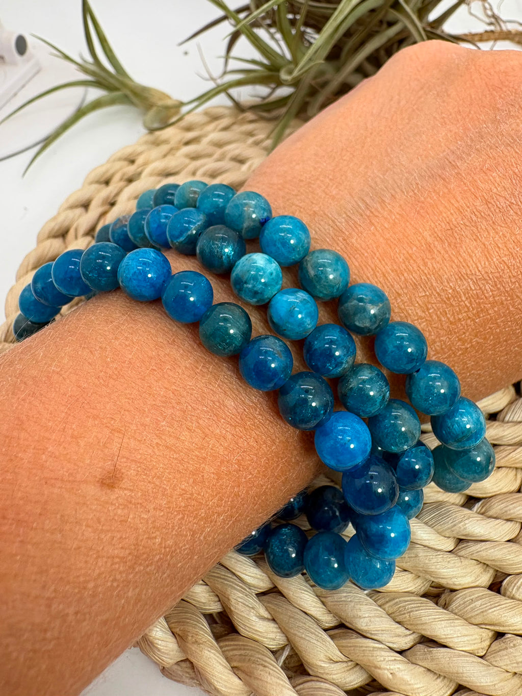 Pulsera de apaptito azul