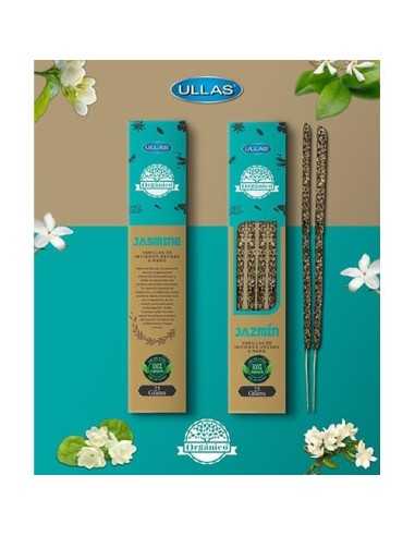 Incienso de jazmín de la marca ullas, artesanal y con ingredientes naturales. paz y armonia.