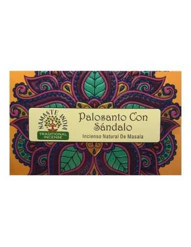 Incienso de varillas final, incienso tradicional de palo santo con sándalo