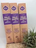 Incienso palo santo con violetas  sagrada madre